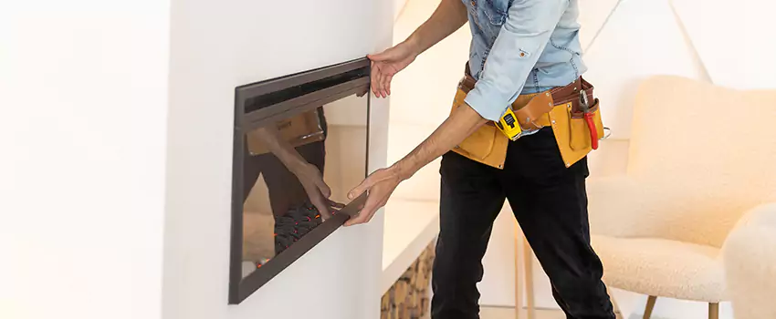 Metal Fireplace Installation in Gillette, Wyoming
